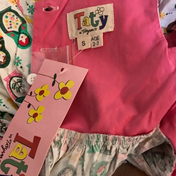 Girls Tatyana Taty Matryoshka nesting dolls dress retro vintage mom and me - Picture 3 of 7